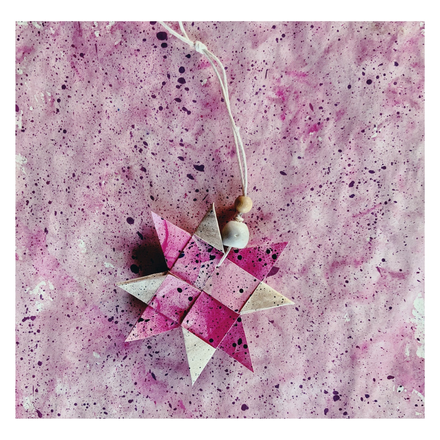 Justjärna i papper #1