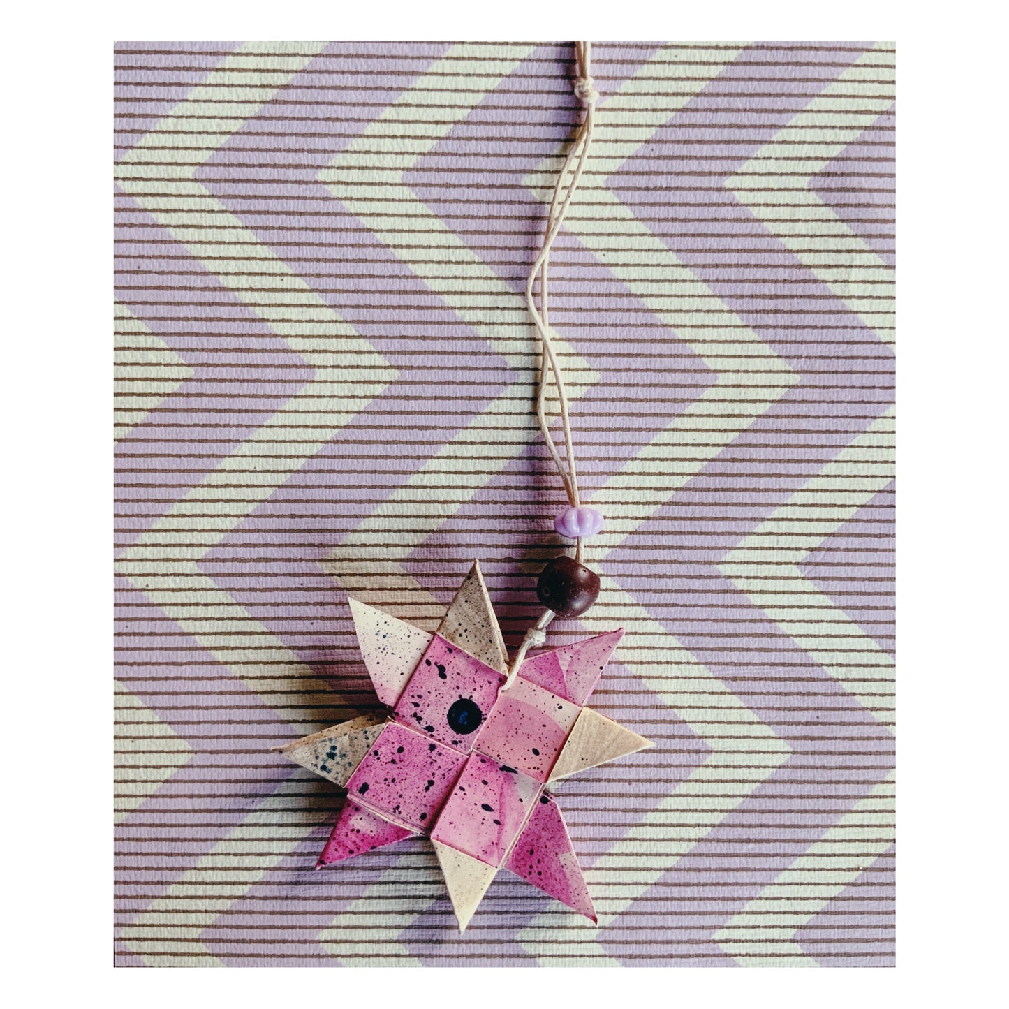 Justjärna i papper #3