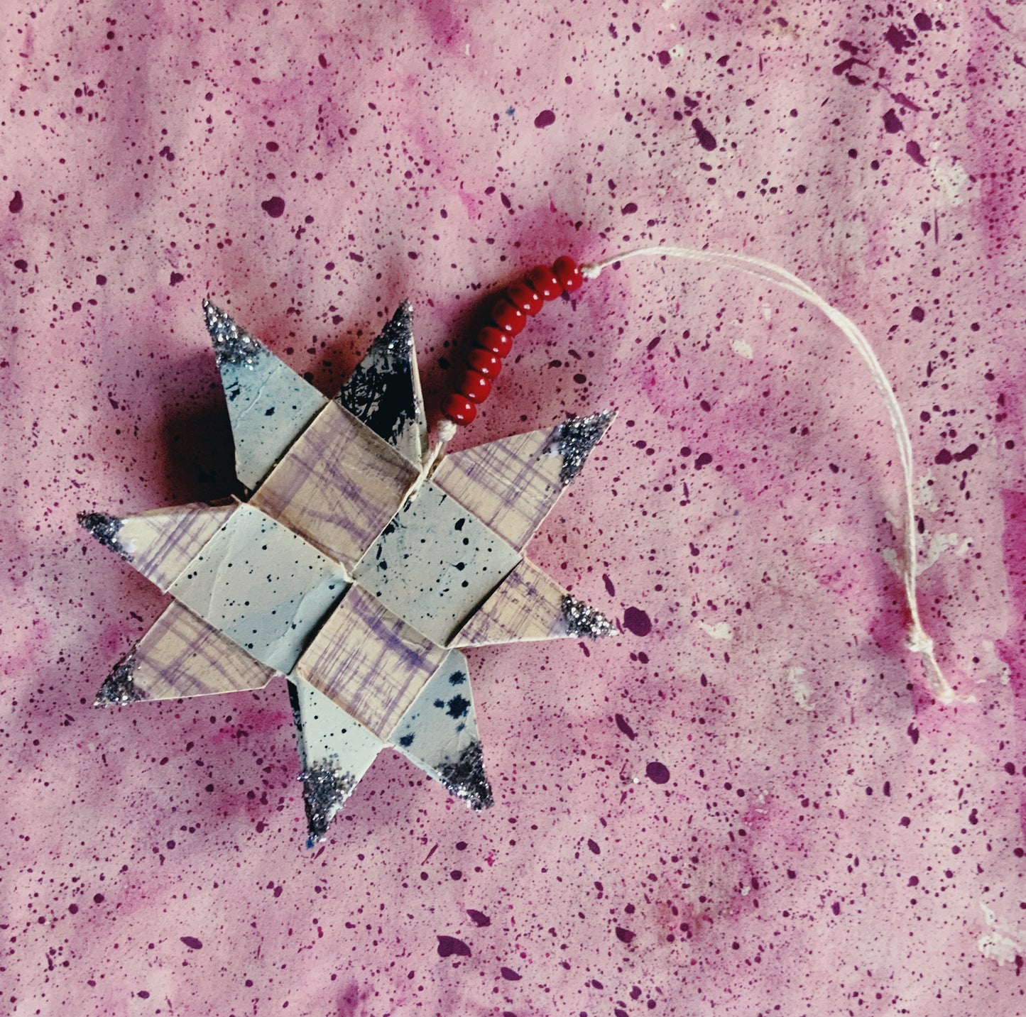 Justjärna i papper #8