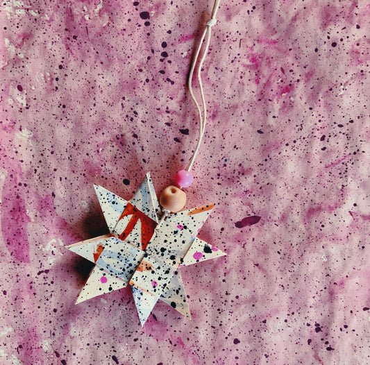 Justjärna i papper #5