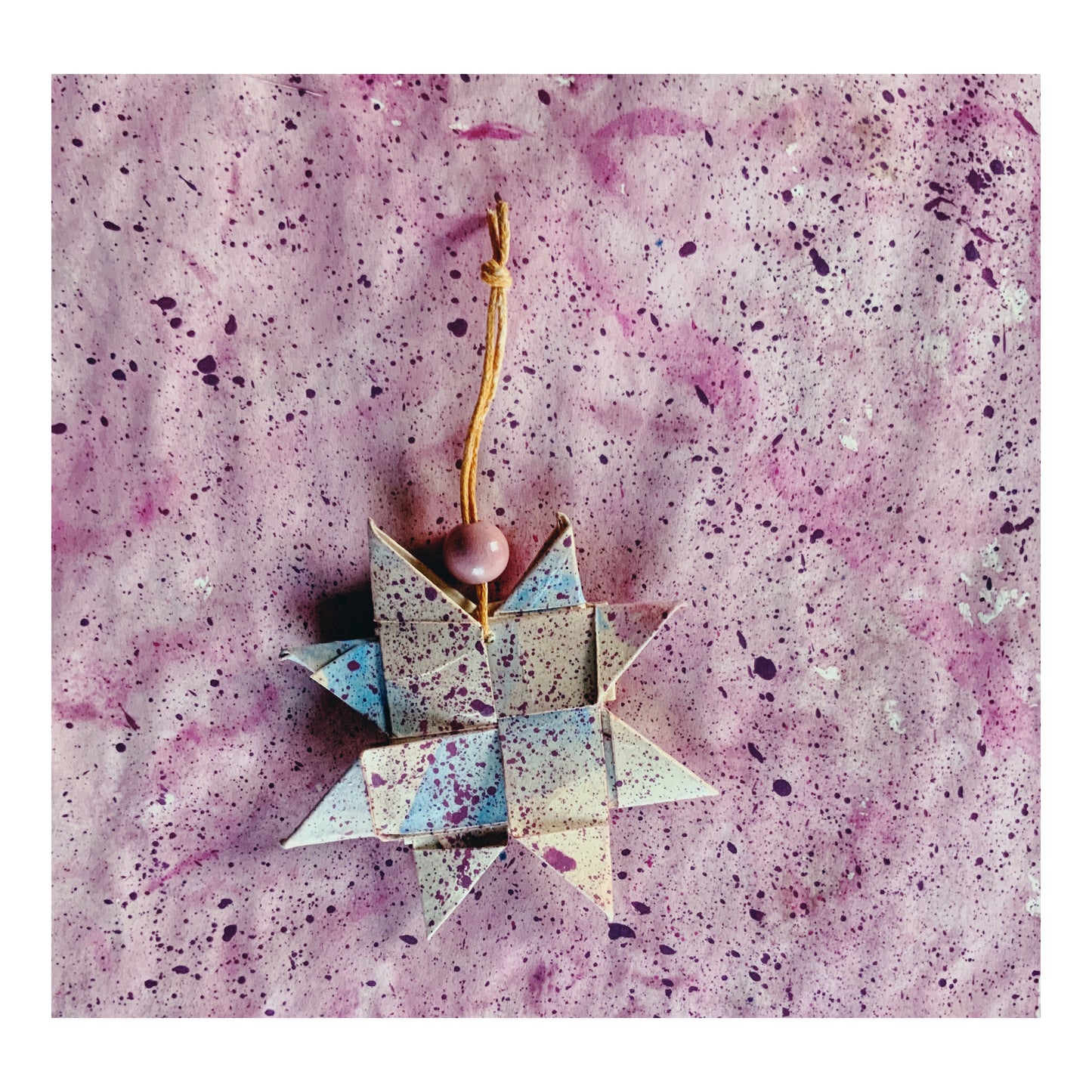 Justjärna i papper #7