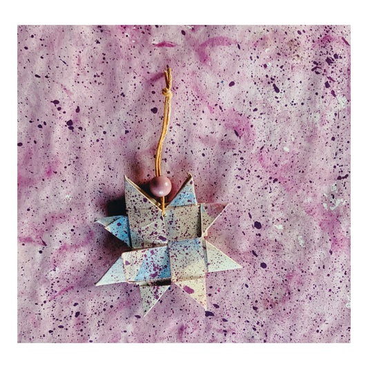 Justjärna i papper #7