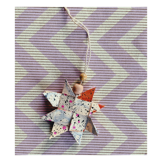 Justjärna i papper #9