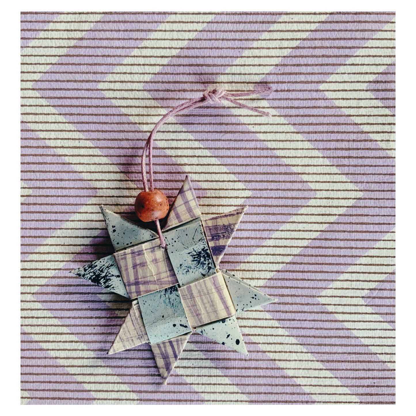 Justjärna i papper #6